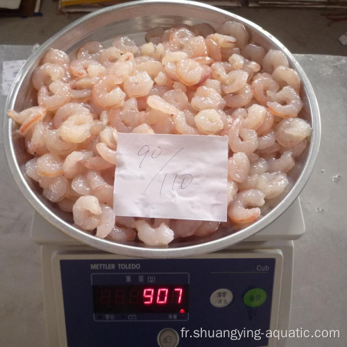 Crevettes rouges gelées pud cristal sans tête en 1 kg